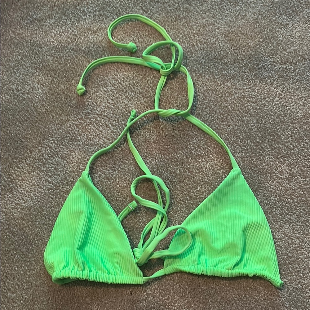 Vibrant Green Bikini Top